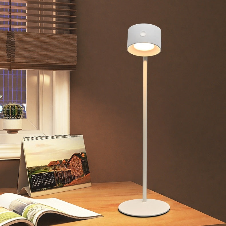 Magnetic Touchable LED USB Rechargeable Table Lamp – 360° Rotatable Cordless Desk Light with Remote Control